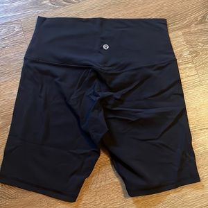 Lululemon align black shorts 6” inseam like new